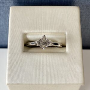 White Gold Solitaire Engagement Ring