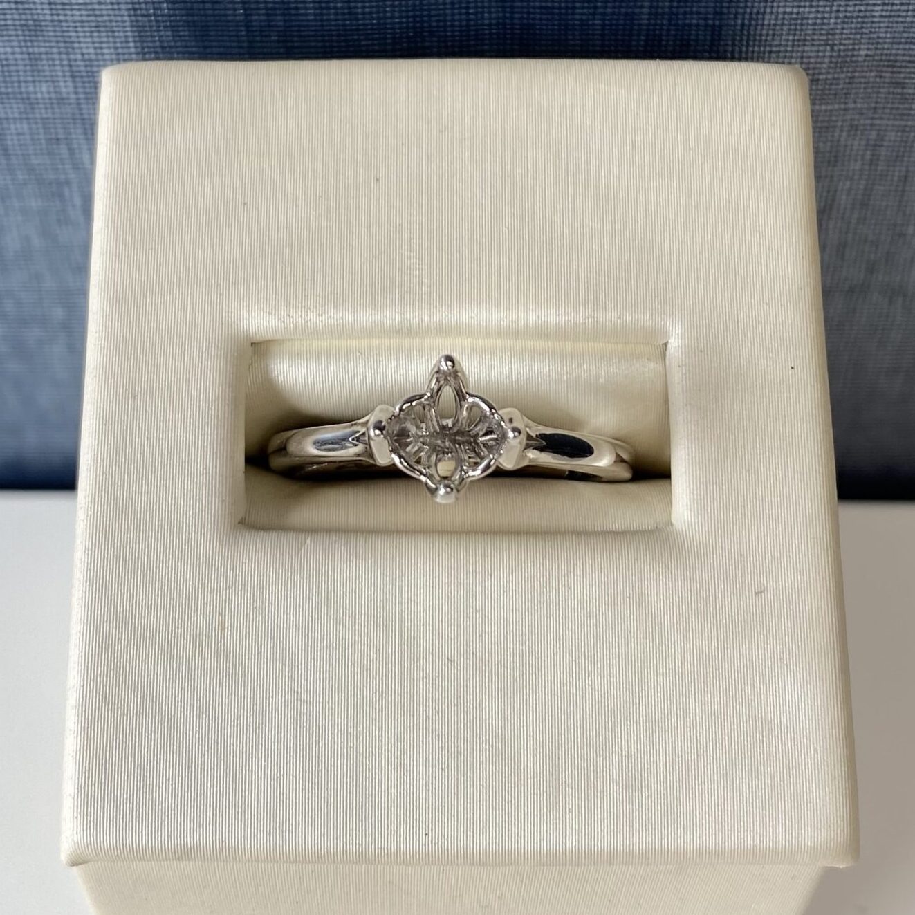 White Gold Solitaire Engagement Ring