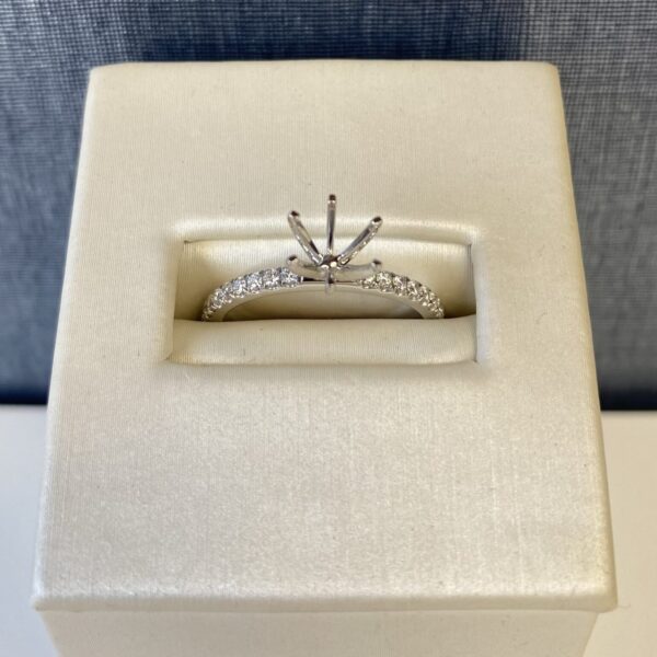 White Gold Diamond Engagement Ring