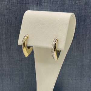 Pointed Diamond Earrings