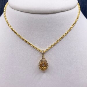 Diamond Mounting in Yellow Gold