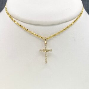 Diamond Cross with Infinity Symbol