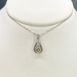 White Gold and Diamond Necklace