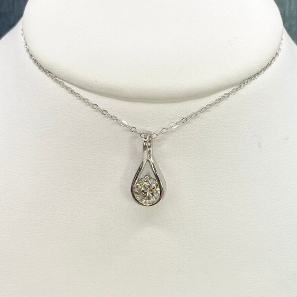 White Gold and Diamond Necklace