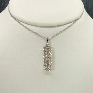 White Gold and Diamond Necklace