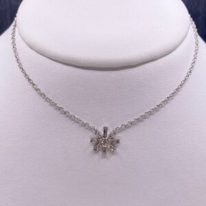 Bursting Diamond Necklace