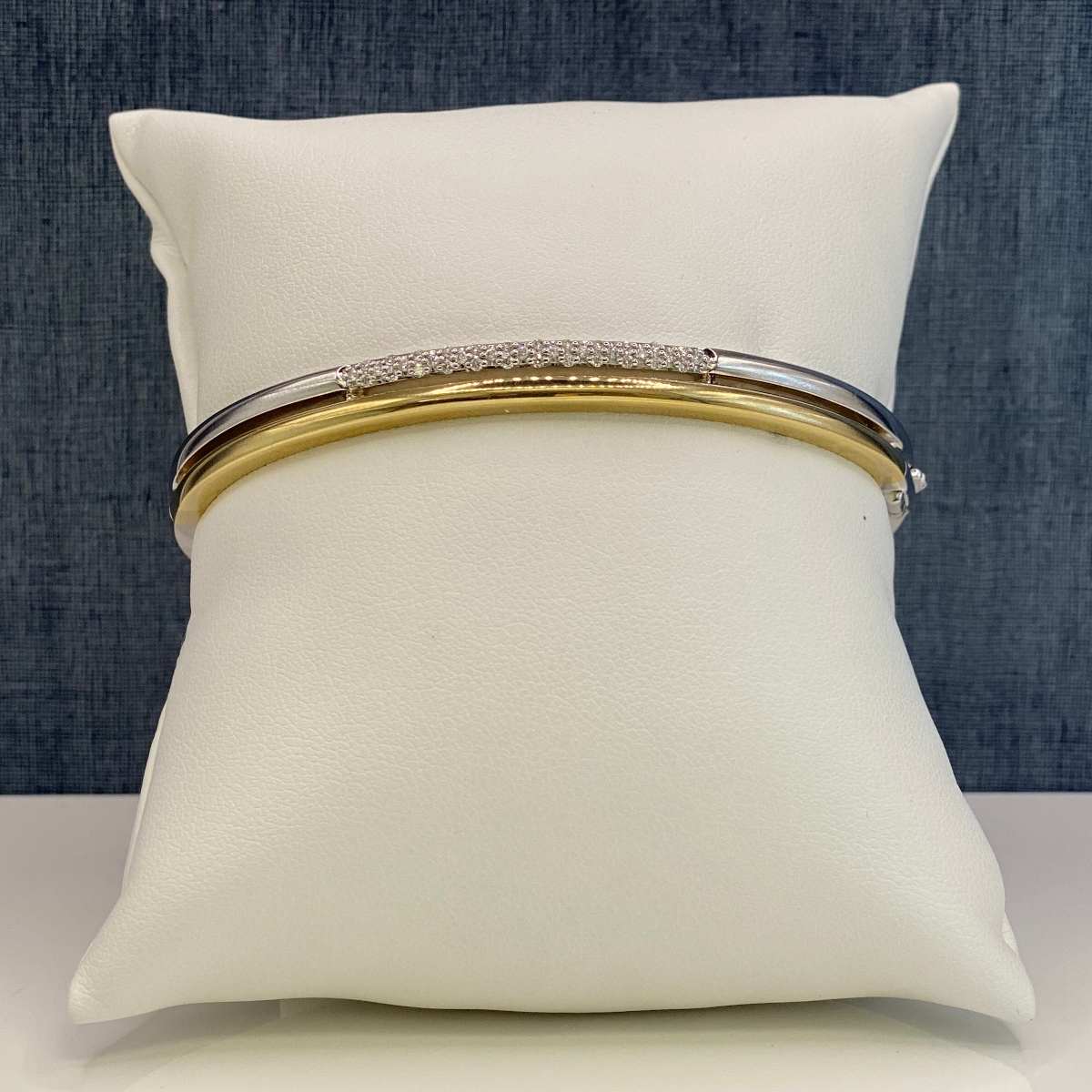 Two Tone Diamond Bracelet