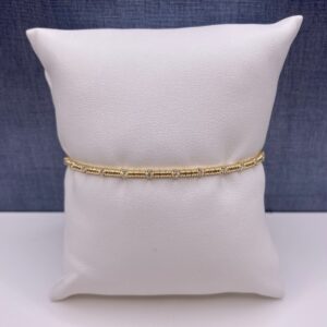 Diamond Bangle in Yellow Gold