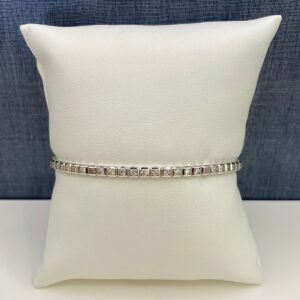 Diamond and White Gold Bracelet