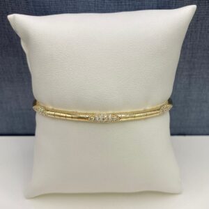 Diamond and Yellow Gold Bracelet