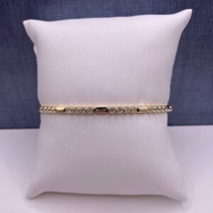 Diamond and Yellow Gold Bracelet