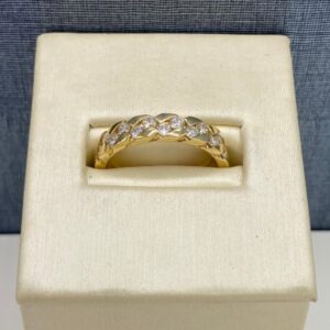 Yellow Gold and Diamond Fashion Band