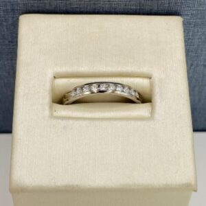 White Gold and Diamond Anniversary Band