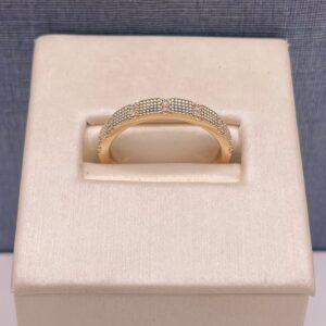 Milgrain and Diamond Stackable Ring