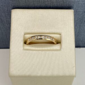Channel Set Diamond Band