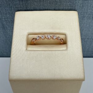 Rose Gold and Diamond Stackable