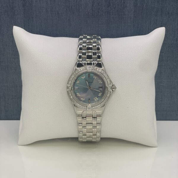 White Eco-Drive with Mother of Pearl Face