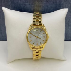 Yellow Eco Drive with White Face