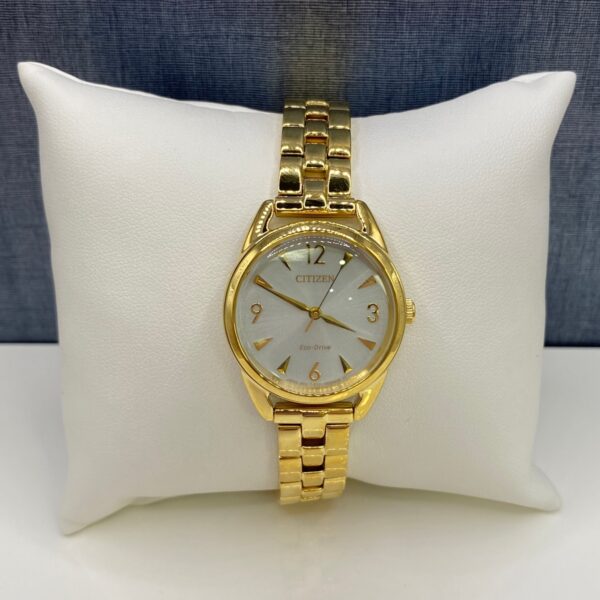 Yellow Eco Drive with White Face