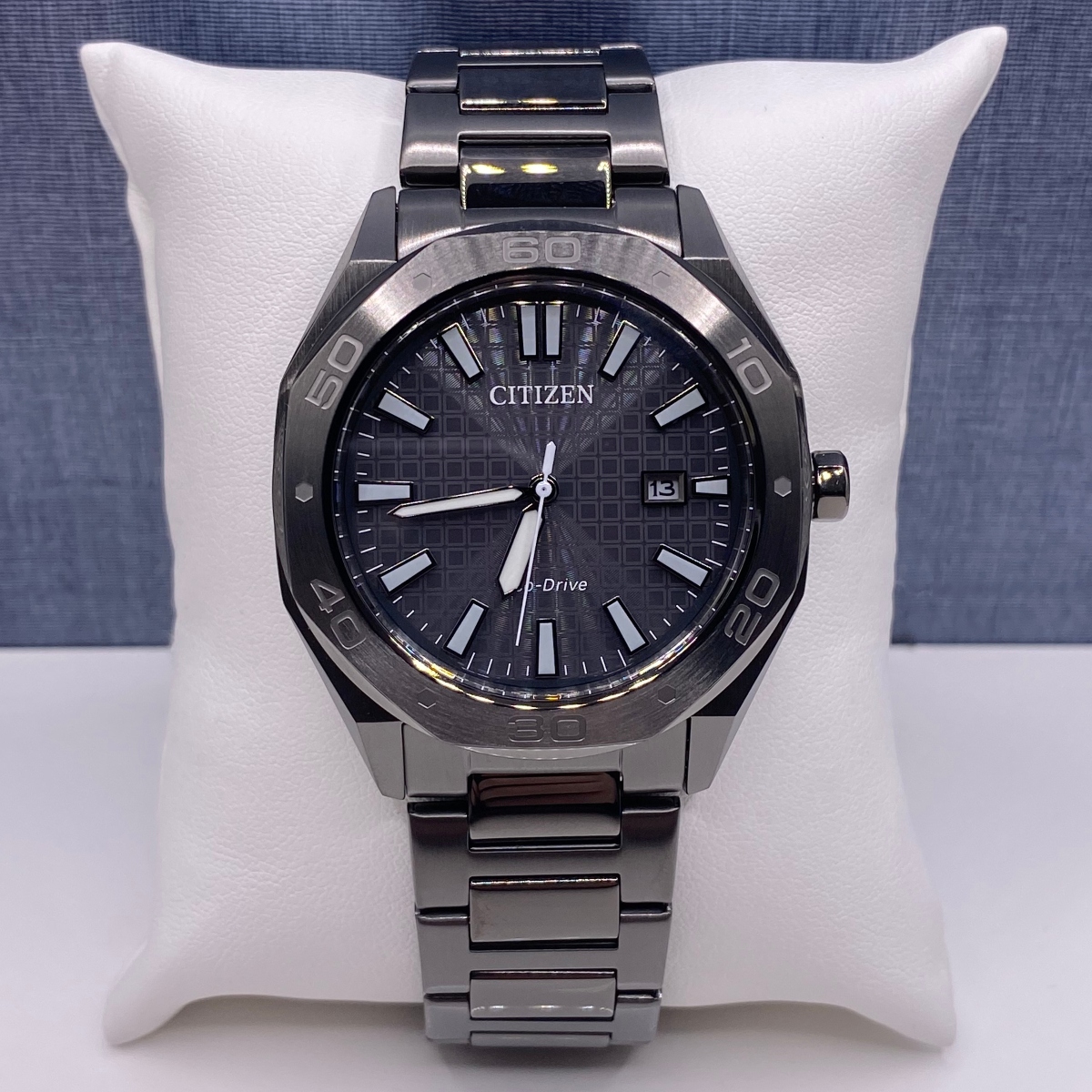 Gray and Black Citizen Eco Drive