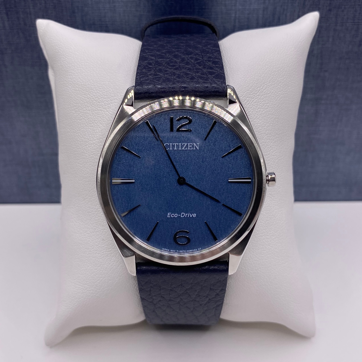 Blue and White Men's Citizen Eco Drive