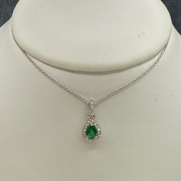 Emerald and Diamond Necklace