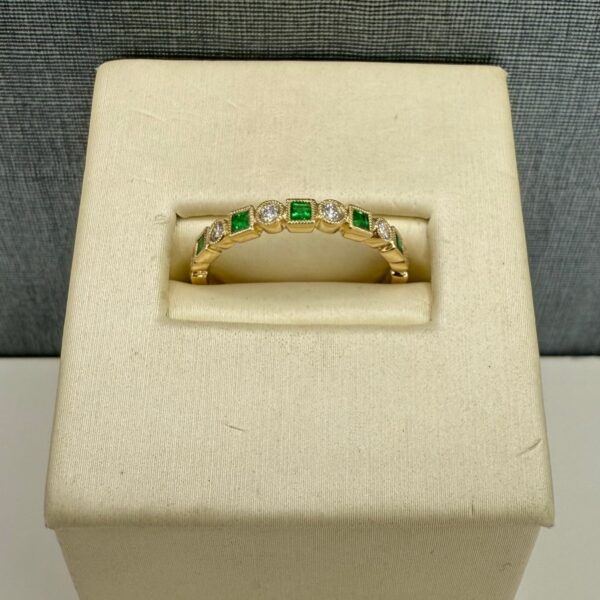 Emerald and Diamond Stackable