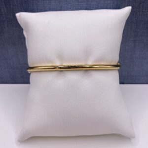 Gold Plated Sterling Silver Bangle