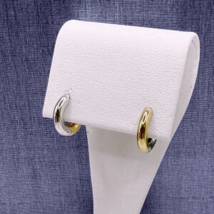 Reversible Huggies in Sterling