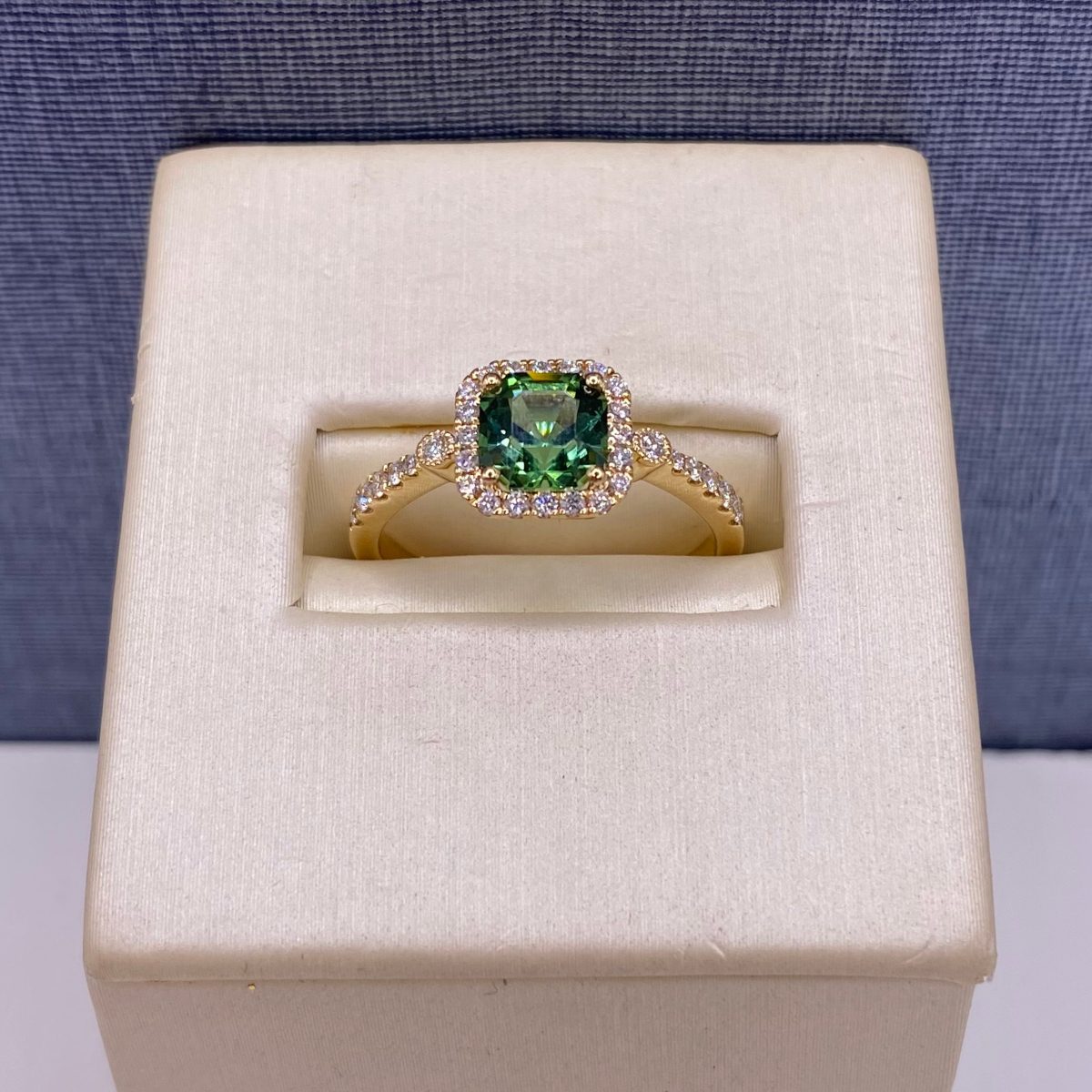 Tourmaline and Diamond Fashion Ring