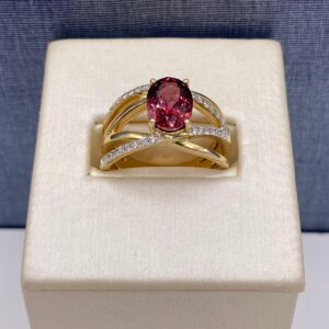 Garnet Statement Ring