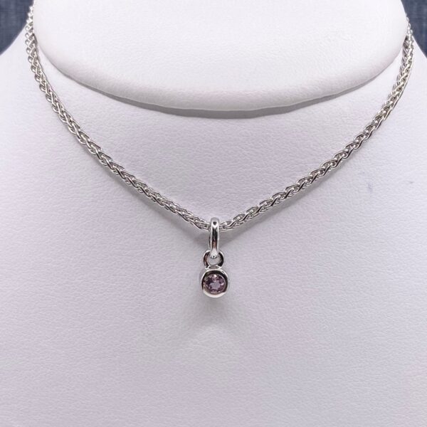 Sterling Silver and Amethyst Necklace