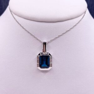 London Blue Topaz Pendant
