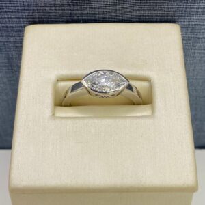 Marquise Lab Diamond Solitaire