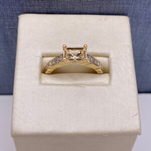 East-West Mounting with Channel Set Diamonds