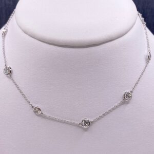 Stationed Lab Diamond Necklace