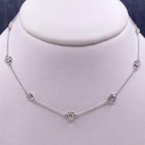 Stationed Lab Diamond Necklace