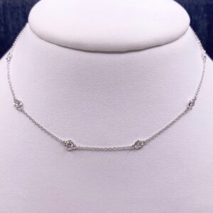 Stationed Lab Diamond Necklace