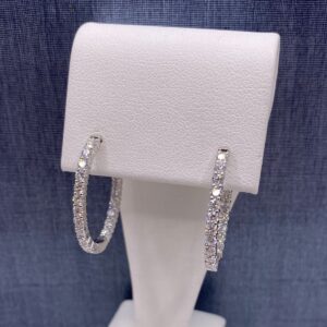 Lab Diamond Inside Out Hoops