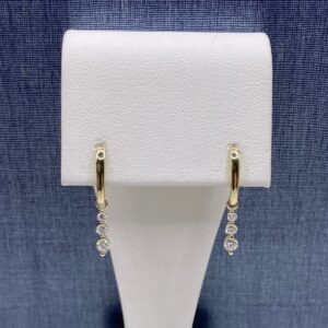 Lab Diamond Dangle Earrings