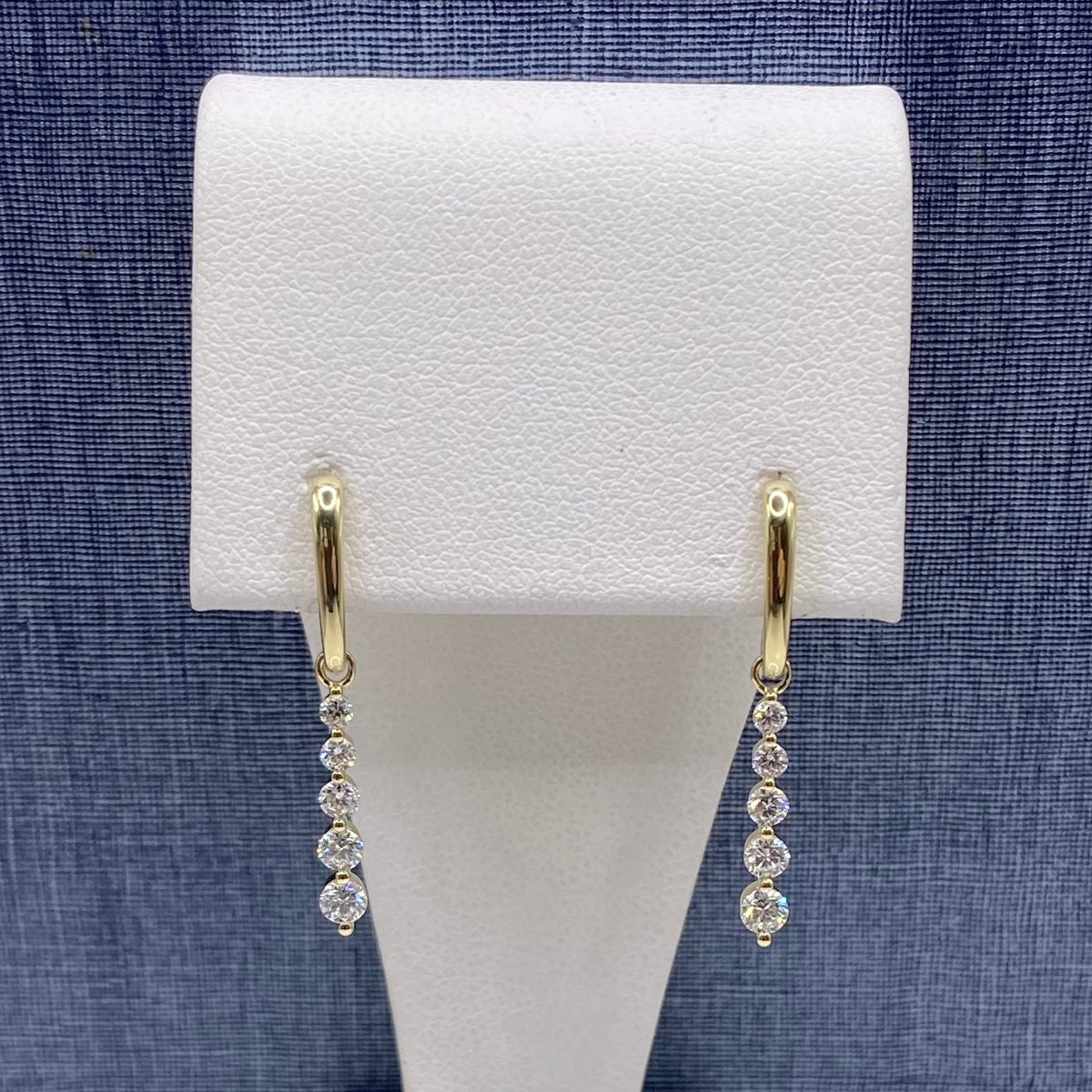 Lab Diamond Dangle Earrings