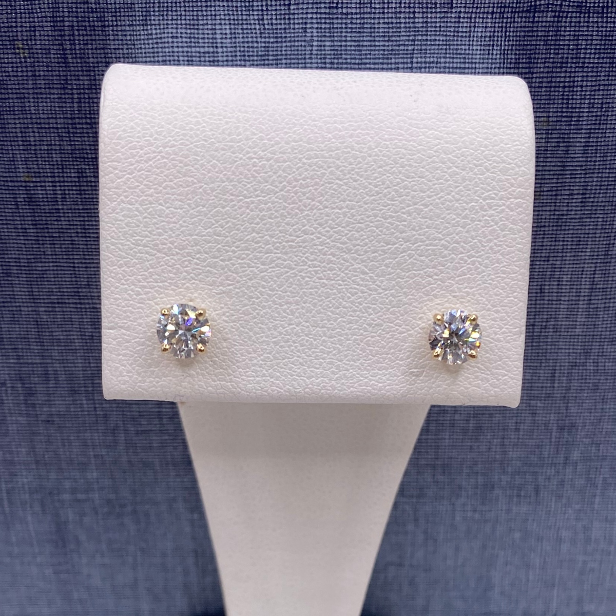 Lab Diamond Studs in Yellow