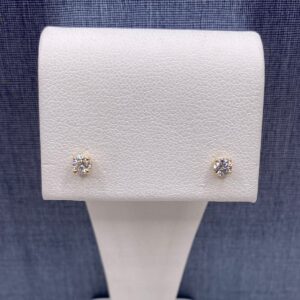 Lab Diamond Studs in Yellow