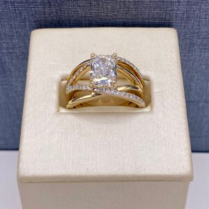 Lab Diamond Statement Ring