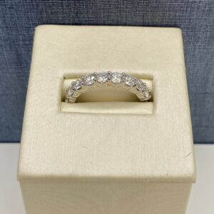 Diamond Anniversary Band in White Gold
