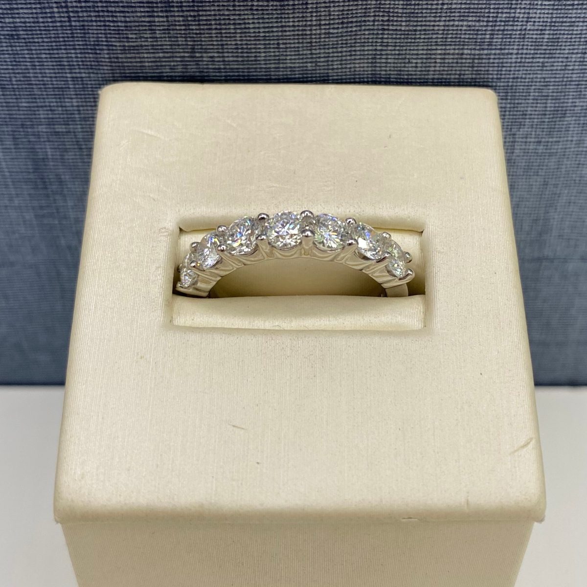 Diamond Anniversary Band in White Gold