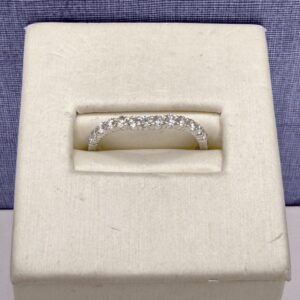 White Gold Anniversary Band