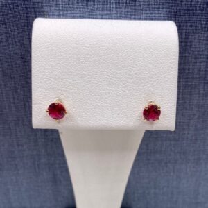 Lab Ruby Studs