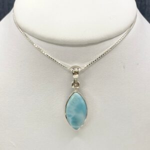 Larimar and Sterling SIlver Necklace