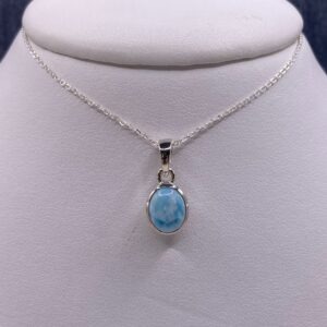 Larimar Necklace in Sterling